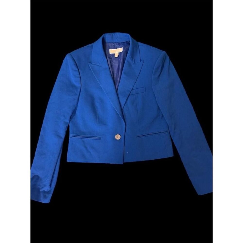 Michael-kors Women's Blue and White Jacket